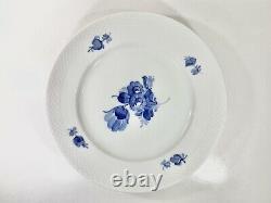 5x Royal Copenhagen Blue Flower 8097 Dinner Plates Scandinavian Design