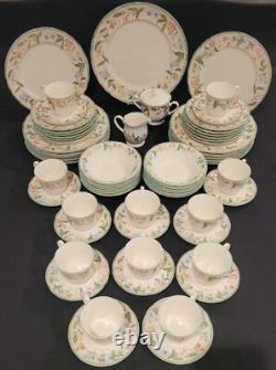 64 Pcs. EPOCH Floral Bay By Noritake Seving For (12) Clean