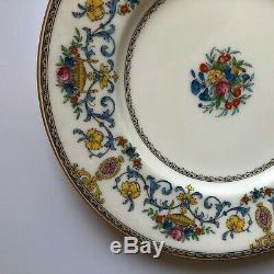 6 Antique Minton England Talbot pattern, 10 3/4 dinner plates EXC cd 1928-40