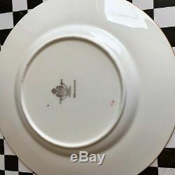 6 Antique Minton England Talbot pattern, 10 3/4 dinner plates EXC cd 1928-40