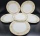 6 Aynsley Henley Dinner Plate Blue Backstamp Set Vintage Floral Gold England Lot
