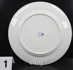 6 Aynsley Henley Dinner Plate Blue Backstamp Set Vintage Floral Gold England Lot