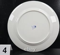 6 Aynsley Henley Dinner Plate Blue Backstamp Set Vintage Floral Gold England Lot