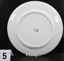 6 Aynsley Henley Dinner Plate Blue Backstamp Set Vintage Floral Gold England Lot