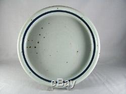 6 Dansk BLT Bluestone Dinner Plates, Niels Refsgaard blue, vtg