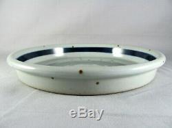 6 Dansk BLT Bluestone Dinner Plates, Niels Refsgaard blue, vtg