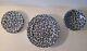6 English Ironstone 9 3/4 Dinner Plates 4 Salad And 2 Soup Bowls Blue Apples