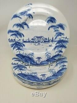 6 Juliska Country Estate Main House Dinner Plates 11.25 Read Description