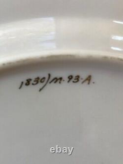 6 Lenox Rare Gold Encrusted Cobalt Blue Dinner 10.5 Plates 1830 / M93a Elegant