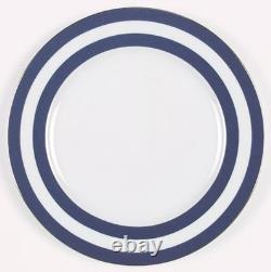 6 Ralph Lauren Spectator Cadet Blue Dinner Plate 10.5 Set of 6 Plates