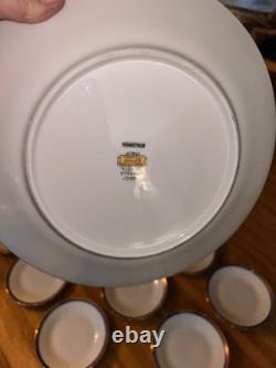 6 Richard Ginori PALERMO BLUE 10.5 Dinner Plates Italy
