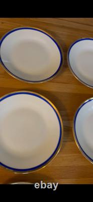 6 Richard Ginori PALERMO BLUE 10.5 Dinner Plates Italy