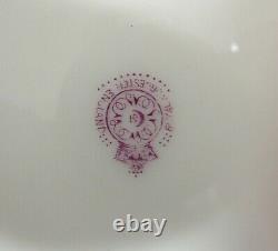 (6) Royal Worcester Gold/cobalt Blue Dinner/cabinet Plates. Mint