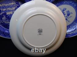 6 SPODE BLUE ROOM 10.5 Dinner Plate England Woodman Rome Floral Botanical
