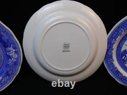 6 SPODE BLUE ROOM 10.5 Dinner Plate England Woodman Rome Floral Botanical