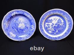 6 SPODE BLUE ROOM 10.5 Dinner Plate England Woodman Rome Floral Botanical