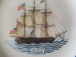 6 VA Mottahedeh Our Maritime Heritage 10.5 Plates 6 Different Ships Mint