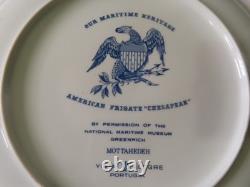 6 VA Mottahedeh Our Maritime Heritage 10.5 Plates 6 Different Ships Mint