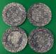 6 pc/QUEEN'S CALICO BLUE Churchill DINNER PLATES 10 1/4 New Royal Wessex