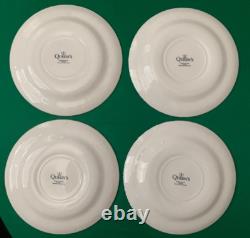 6 pc/QUEEN'S CALICO BLUE Churchill DINNER PLATES 10 1/4 New Royal Wessex