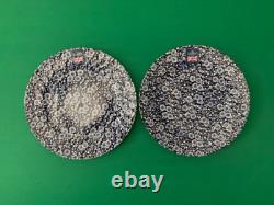 6 pc/QUEEN'S CALICO BLUE Churchill DINNER PLATES 10 1/4 New Royal Wessex