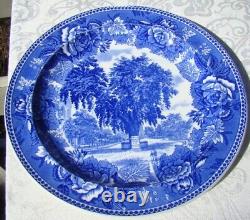 7 BLUE Transferware 1899 Wedgwood American Historical Scenes Transferware Plates