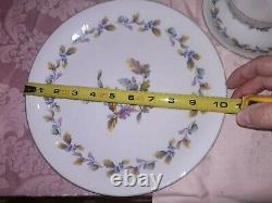 81 Pcs Noritake Nippon Toki Kaisha Oakwood Blue Acorns China Set & Serveware