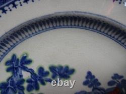 8 Booths Silicon China Blue Transfer Dinner Plates Lowestoft Deer 9 7/8