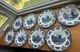 8 JOHNSON BROTHERS Old Britain Castles Blue Dinner Plates 10 Excellent