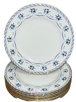 8 Lenox ORLEANS BLUE 10 3/4 DINNER PLATES