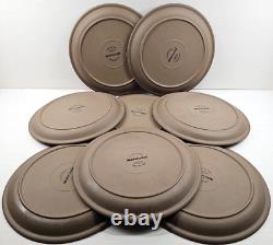 8 Midwinter Bluestone Dinner Plates Set Vintage Elements Dining Dishes Japan Lot