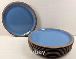 8 Midwinter Bluestone Dinner Plates Set Vintage Elements Dining Dishes Japan Lot