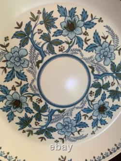 8 Noritake Progression China Blue Moon 9022 JAPAN 10.5 Dinner Plate NOS