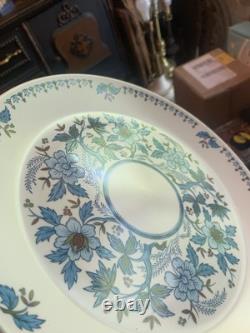 8 Noritake Progression China Blue Moon 9022 JAPAN 10.5 Dinner Plate NOS