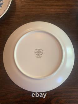 8 Noritake Progression China Blue Moon 9022 JAPAN 10.5 Dinner Plate NOS