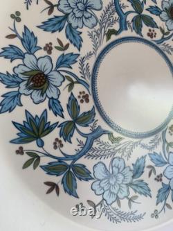 8 Noritake Progression China Blue Moon 9022 JAPAN 10.5 Dinner Plate NOS