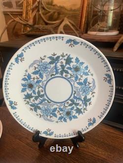 8 Noritake Progression China Blue Moon 9022 JAPAN 10.5 Dinner Plate NOS