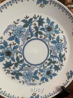 8 Noritake Progression China Blue Moon 9022 JAPAN 10.5 Dinner Plate NOS