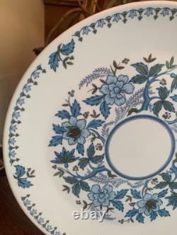 8 Noritake Progression China Blue Moon 9022 JAPAN 10.5 Dinner Plate NOS