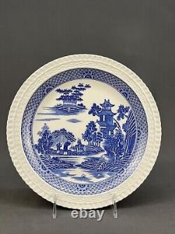 8 Spode Blue Room Collection WILLOW SERIES 9 7/8 Dinner Plates Mint
