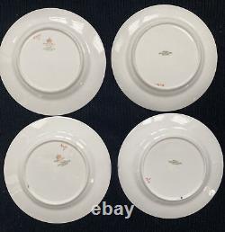 8 Spode Copeland's Majestic Bread Plate Gold Cobalt Blue Chain Dots Burley & Co