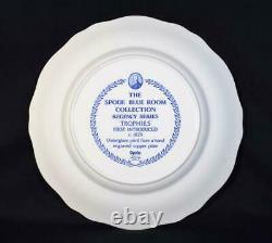 8 Spode Pottery Dinner Plates'Blue Room Collection' 19thC Reproductions