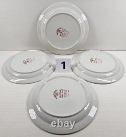 (8) Tienshan Halo Blue Dinner Plates Set Vintage Table Serving Dining Dishes Lot