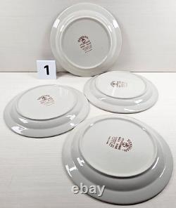 (8) Tienshan Halo Blue Dinner Plates Set Vintage Table Serving Dining Dishes Lot