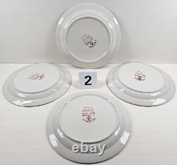 (8) Tienshan Halo Blue Dinner Plates Set Vintage Table Serving Dining Dishes Lot