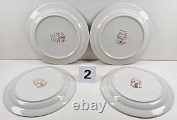 (8) Tienshan Halo Blue Dinner Plates Set Vintage Table Serving Dining Dishes Lot