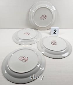 (8) Tienshan Halo Blue Dinner Plates Set Vintage Table Serving Dining Dishes Lot