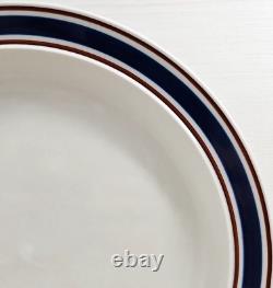 (8) Tienshan Halo Blue Dinner Plates Set Vintage Table Serving Dining Dishes Lot