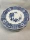 9 Blue Imari Lipper & Mann 10.5 Dinner Plate Scalloped blue & white Japan