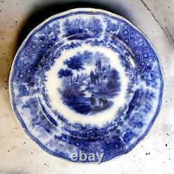 9 Burgess & Leigh Non Pareil Flow Blue Dinner Plate